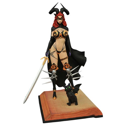 Femme Fatales Tarot #2 Statue With of the Black Rose